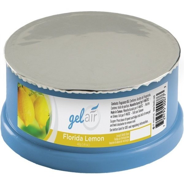 F Matic HP Florida Lemon Gel Air Freshener Refills, 100PK C300